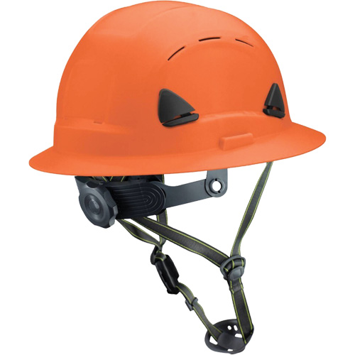 Fibre Metal Climbing Style Helmet with Full Brim, Meets CSA Type 2, Ratchet Suspension, Vented Southpoint Industrial Supply