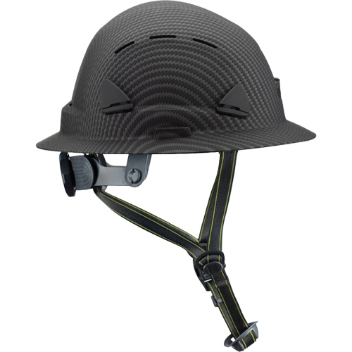 Fibre Metal Climbing Style Helmet with Full Brim, Meets CSA Type 2, Ratchet Suspension, Vented Southpoint Industrial Supply