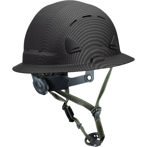 Fibre Metal Climbing Style Helmet with Full Brim, Meets CSA Type 2, Ratchet Suspension, Vented Southpoint Industrial Supply