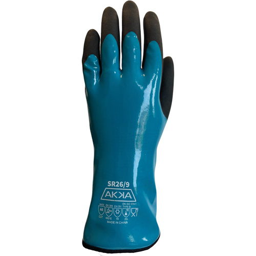 Food, Chemical, Cold & Cut Protection Gloves, Size 7, 12" L, PVC, Nylon Inner Lining Southpoint Industrial Supply