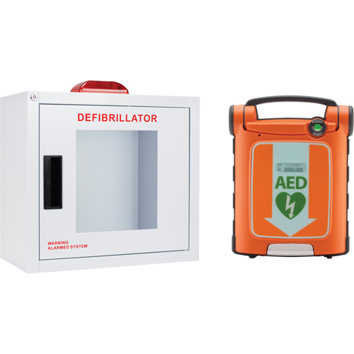 Trousse DEA Powerheart G5 avec armoire, Semi-automatique, Bilingue, Classe 3 Southpoint Industrial Supply