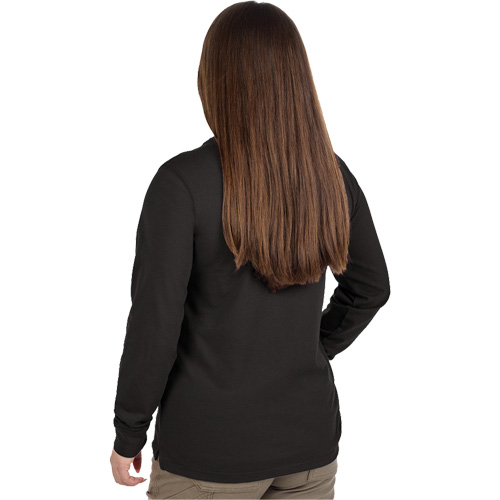 GRIDIRON Long Sleeve Pocket T-Shirt, Women's, X-Small, Grey Southpoint Industrial Supply