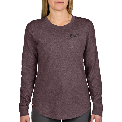 FREEFLEX Long-Sleeve Hybrid T-Shirt, Women's, X-Small, Purple Southpoint Industrial Supply