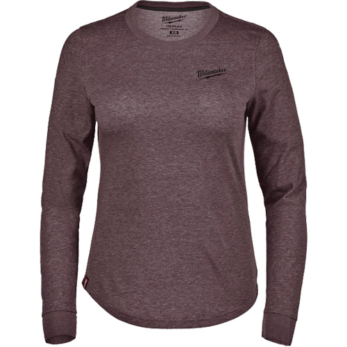 FREEFLEX Long-Sleeve Hybrid T-Shirt, Women's, X-Small, Purple Southpoint Industrial Supply