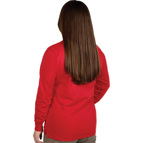 GRIDIRON Long Sleeve Logo T-Shirt, Women's, X-Small, Red Southpoint Industrial Supply