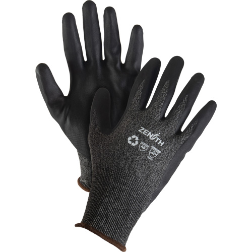 Gants &eacute;cologiques, l&eacute;gers, et r&eacute;sistants &agrave; la coupe, &agrave; haute dext&eacute;rit&eacute;, Taille 10, Calibre 21, Rev&ecirc;tement Mousse de nitrile, Enveloppe en Acier inoxydable/PEHP/rPET, ASTM ANSI niveau A5 Southpoint Industrial Supply