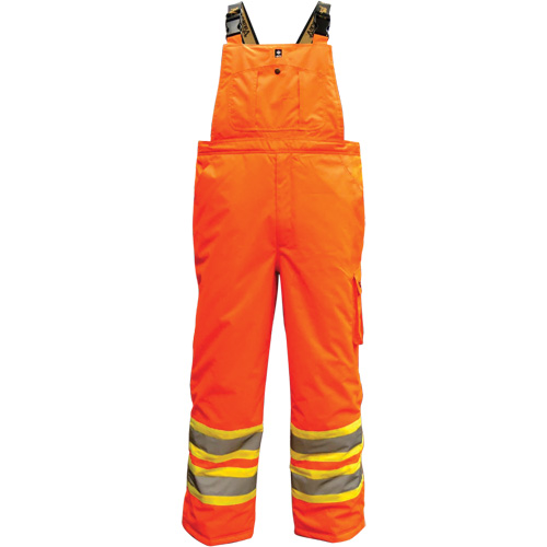 6450PO Freezer 300D Trilobal Overalls, Polyester, 2X-Large, High Visibility Orange Southpoint Industrial Supply