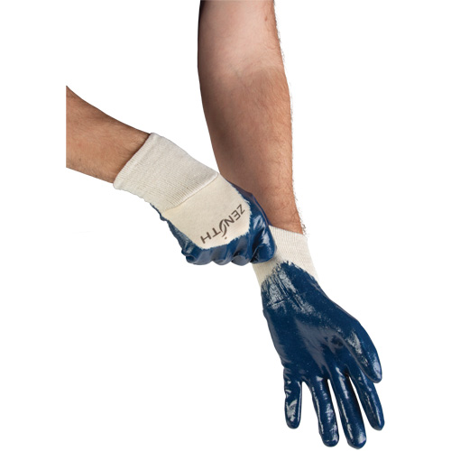Gants &agrave; doublure interlock de poids moyen, 10/T-Grand, R&ecirc;vetement Nitrile, Enveloppe en Coton Southpoint Industrial Supply