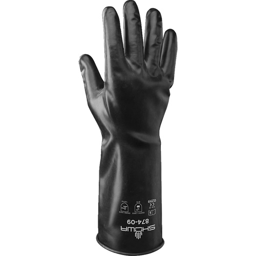 Gants 874 r&eacute;sistants aux produits chimiques, Taille Petit/7, 14" lo, Caoutchouc butyle, 13,78-mil Southpoint Industrial Supply