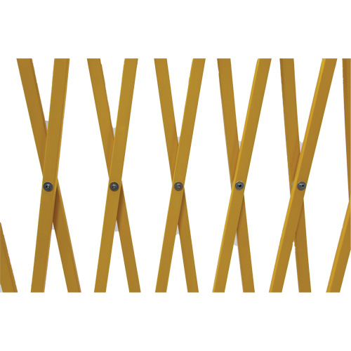 Barri&egrave;re extensible, 84" h x 20' lo, Jaune Southpoint Industrial Supply