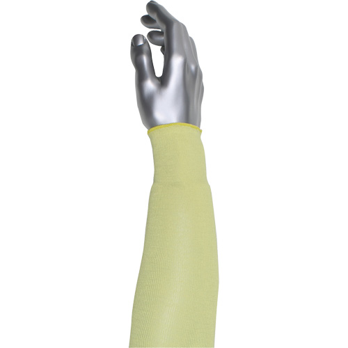 Manchette r&eacute;sistante &agrave; la coupe &agrave; pli unique Kut Gard, Aramide/ATA, 10", ASTM ANSI niveau A4, Jaune Southpoint Industrial Supply