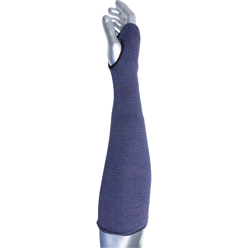 Manchette ASP &agrave; 2 plis avec trou pour pouce ECO Series Kut Gard, Aramide, 14", ASTM ANSI niveau A3, Mauve Southpoint Industrial Supply