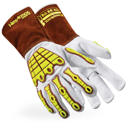 Gants de soudage 5056IMP HeatArmor, Cuir fleur de ch&egrave;vre, Taille Moyen Southpoint Industrial Supply
