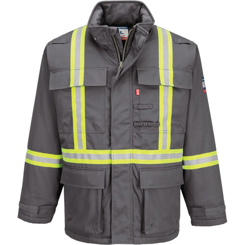 Parka dhiver isol&eacute;e 88/12 Bizflame, Gris, Moyen (grande taille) Southpoint Industrial Supply