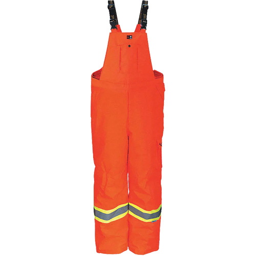Heavy-Duty FR-Treated Journeyman 300D Trilobal Rip-Stop Coveralls, Polyester, Small, High Visibility Orange Southpoint Industrial Supply