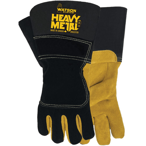 Black Velvet Winter Heavy Metal Welding Gloves, Size Small, Split Elkhide Shell, ASTM ANSI Level A5 Southpoint Industrial Supply