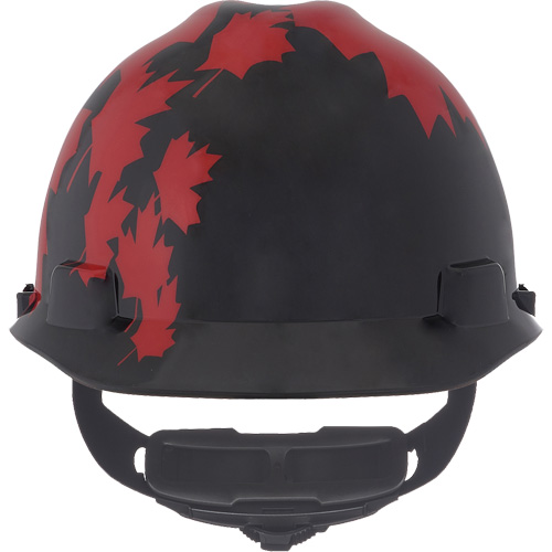 Specialty V-Gard&reg; Hard Hat, Ratchet Suspension, Black/Red Southpoint Industrial Supply