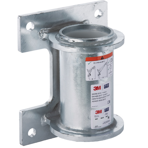 DBI-SALA&reg; Confined Space Wall Mount Base, Galvanized Southpoint Industrial Supply