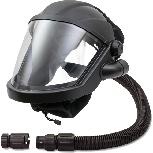 MAXSHIELD&reg; Supplied Air Respirator Shield with Control Valve, Universal, Facepiece Southpoint Industrial Supply