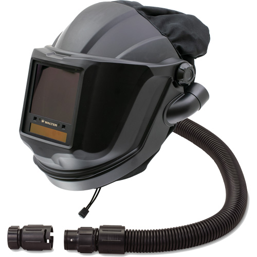 MAXSHIELD&reg; Supplied Air Respirator Shield & Flip-Front Welding with ADF Lens & Control Valve, Universal, Facepiece Southpoint Industrial Supply
