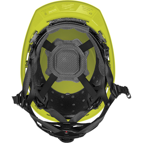 Casque de s&eacute;curit&eacute; &agrave; bordure avant BOLT, R&eacute;pond aux normes CSA type 2, Suspension Rochet, Non ventil&eacute; Southpoint Industrial Supply