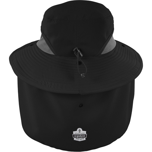 Chill-Its 8934 Ranger Hat with Neck Shade, Large/X-Large, Black Southpoint Industrial Supply