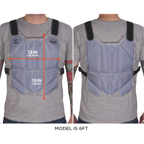 Chill-Its 6210 Phase Change Cooling Vest, One Size, Blue Southpoint Industrial Supply