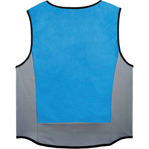 Chill-Its 6667 Wet Evaporative Cooling Vest with Zipper Closure, 5X-Large, Blue Southpoint Industrial Supply