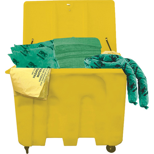 SPC&reg; HazWik&reg; Chemical Truck Spill Kits, Hazmat, Bin, 160 US gal. Absorbancy Southpoint Industrial Supply