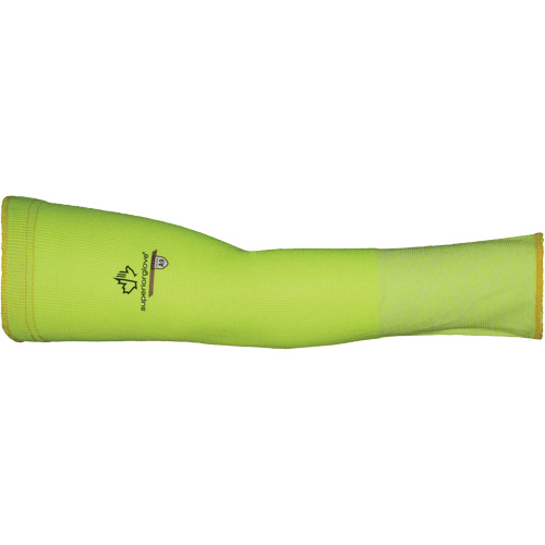 Max Cut Resistant Sleeves - Large, TenActiv, 12", ASTM ANSI Level A9, High Visibility Lime Southpoint Industrial Supply
