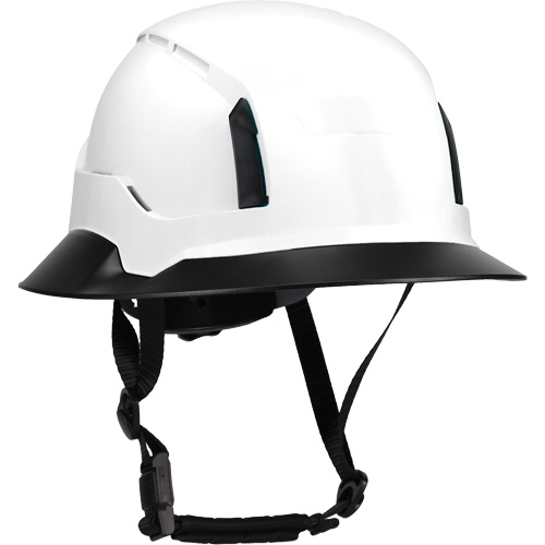 Bordure large compl&egrave;te &agrave; agrafe pour casque d'alpiniste RZRBack, blanc Southpoint Industrial Supply