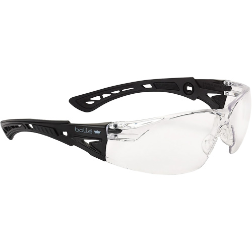 Rush+ Small BSSI Safety Glasses, Clear Lens, Anti-Fog/Anti-Scratch, ANSI Z87+ Southpoint Industrial Supply