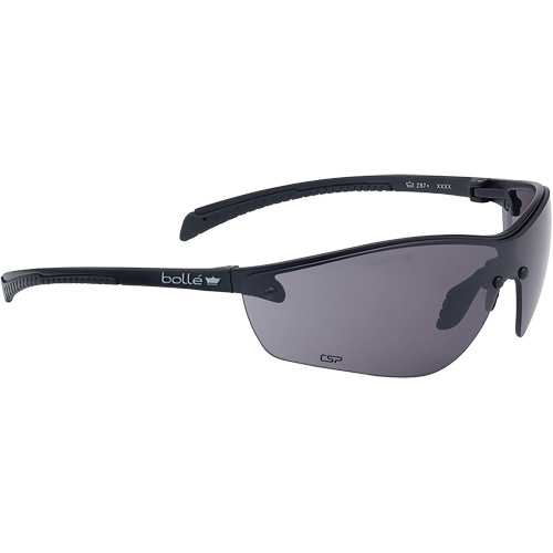 Silium+ BSSI Safety Glasses, Smoke/Grey Lens, Anti-Fog/Anti-Scratch, ANSI Z87+ Southpoint Industrial Supply