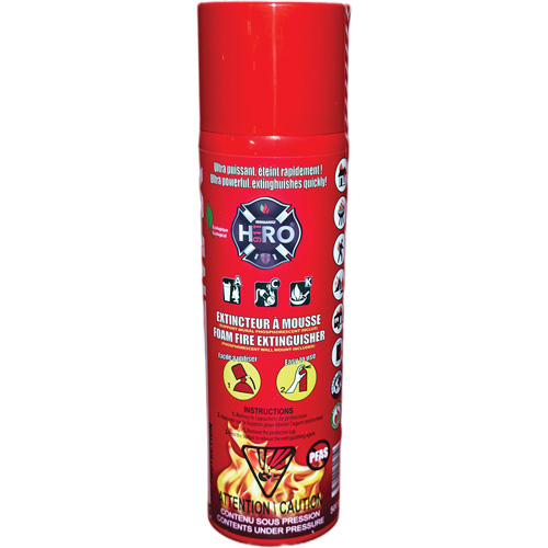 Hero 911 PFAS-Free Fire Extinguisher, ACK, 500 ml Capacity Southpoint Industrial Supply