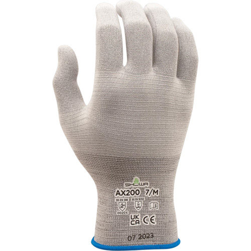 Gants AX200 ESD, Nylon, Calibre 18, 7/Moyen Southpoint Industrial Supply