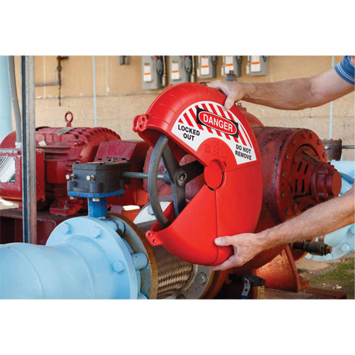 Collapsible Gate Valve Lockout Device, Wheel Type Southpoint Industrial Supply
