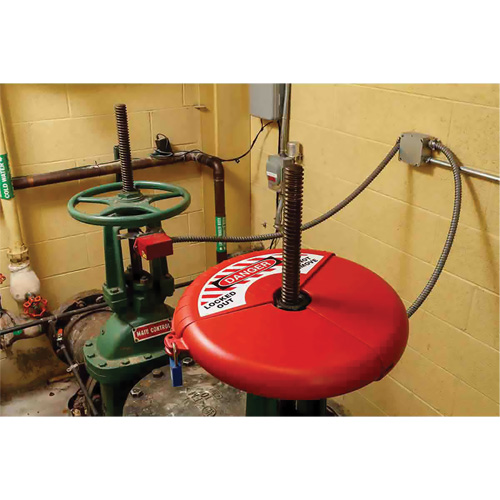 Collapsible Gate Valve Lockout Device, Wheel Type Southpoint Industrial Supply