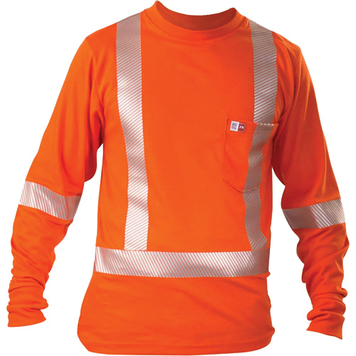 T-shirt &agrave; manches longues, T-Grand, Orange Southpoint Industrial Supply
