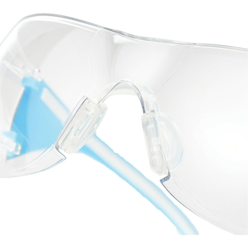 Adapt Lite Blue/White Safety Glasses, Clear Lens, Anti-Fog/Anti-Scratch, ANSI Z87+/Meets/Exceeds CSA Z94.3 Southpoint Industrial Supply