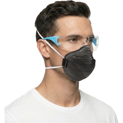 Adapt Lite Blue/White Safety Glasses, Clear Lens, Anti-Fog/Anti-Scratch, ANSI Z87+/Meets/Exceeds CSA Z94.3 Southpoint Industrial Supply