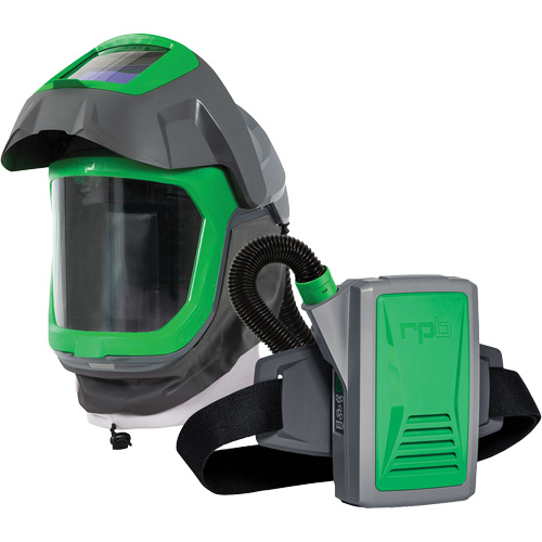 Masque de respirateur Z-Link avec joint de visage, visi&egrave;re & montage &agrave; ceinture, Respirateur &agrave; masque/Masque de soudage, Pile Lithium-ion Southpoint Industrial Supply