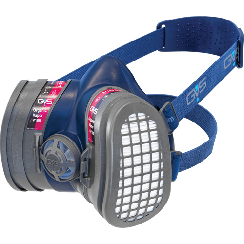 Respirateur Elipse &agrave; profil bas OV/P100 NIOSH avec filtres de rechange, &eacute;lastom&egrave;re/Thermoplastique, Moyen/grand Southpoint Industrial Supply