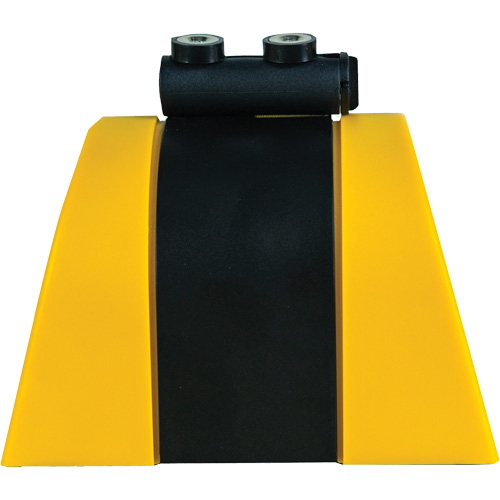 HAZLOK Safety Barrier System, Plastic, Magnetic Mount, 30', Black and Yellow Tape Southpoint Industrial Supply