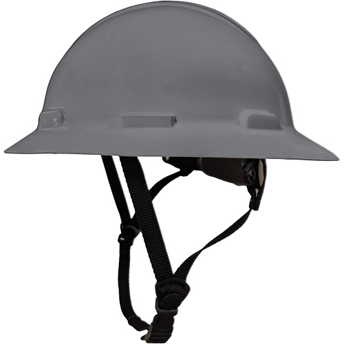 Casque de s&eacute;curit&eacute; &agrave; bordure compl&egrave;te LIDGUARD avec mentonni&egrave;re, R&eacute;pond aux normes CSA type 2, Suspension Rochet, Ventil&eacute; Southpoint Industrial Supply