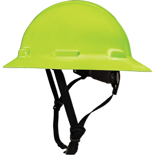 Casque de s&eacute;curit&eacute; &agrave; bordure compl&egrave;te LIDGUARD avec mentonni&egrave;re, R&eacute;pond aux normes CSA type 2, Suspension Rochet, Ventil&eacute; Southpoint Industrial Supply