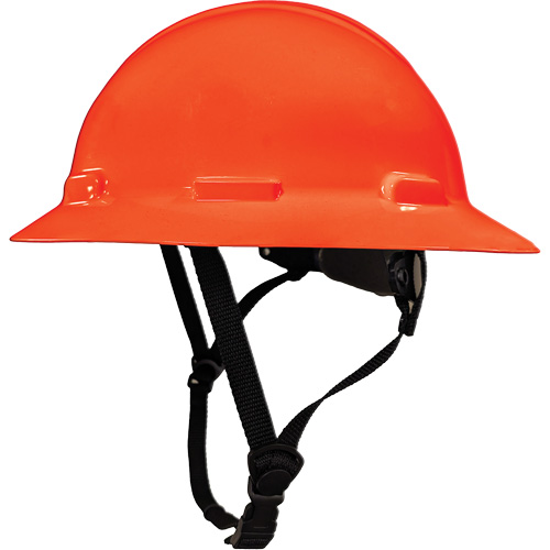 Casque de s&eacute;curit&eacute; &agrave; bordure compl&egrave;te LIDGUARD avec mentonni&egrave;re, R&eacute;pond aux normes CSA type 2, Suspension Rochet, Ventil&eacute; Southpoint Industrial Supply