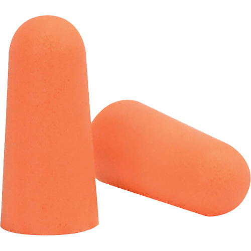 SEALTEC33 Orange Tapered PU Foam Disposable Earplugs, Bulk - B Southpoint Industrial Supply