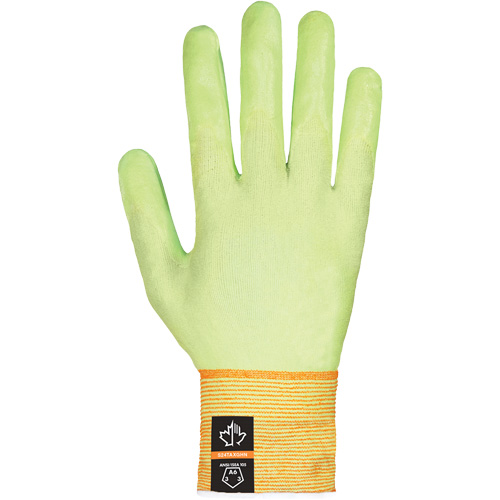 Gants ultra-fins haute visibilit&eacute; r&eacute;sistants &agrave; la coupe Dexterity Max, Taille 12, Rev&ecirc;tement Mousse de nitrile, Enveloppe en TenActiv, ASTM ANSI niveau A6 Southpoint Industrial Supply