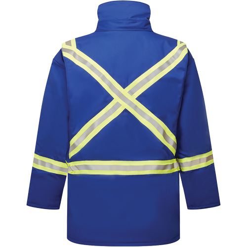 Avenger 9 oz Insulated Parka, Style 3215, Men's, 4X-Large, Blue Southpoint Industrial Supply