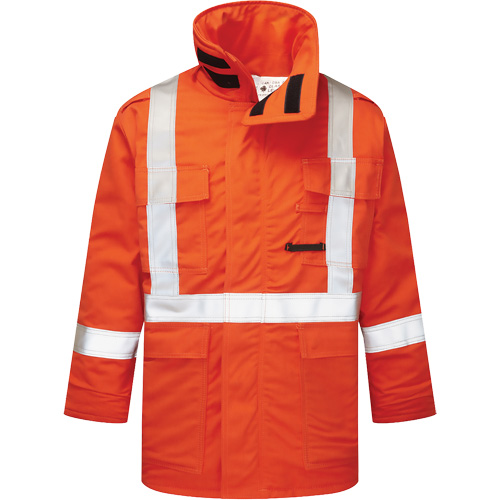 Avenger 9 oz High-Visibility Insulated Parka, Style 515, Men's, Medium (Tall), Orange Southpoint Industrial Supply
